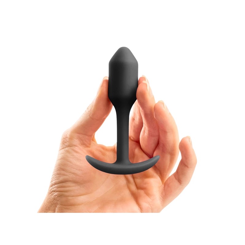 Plug analny - B-Vibe Snug Plug 1 Black